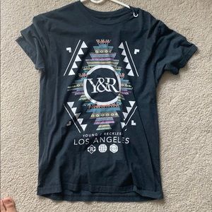 Blue Y and R t shirt